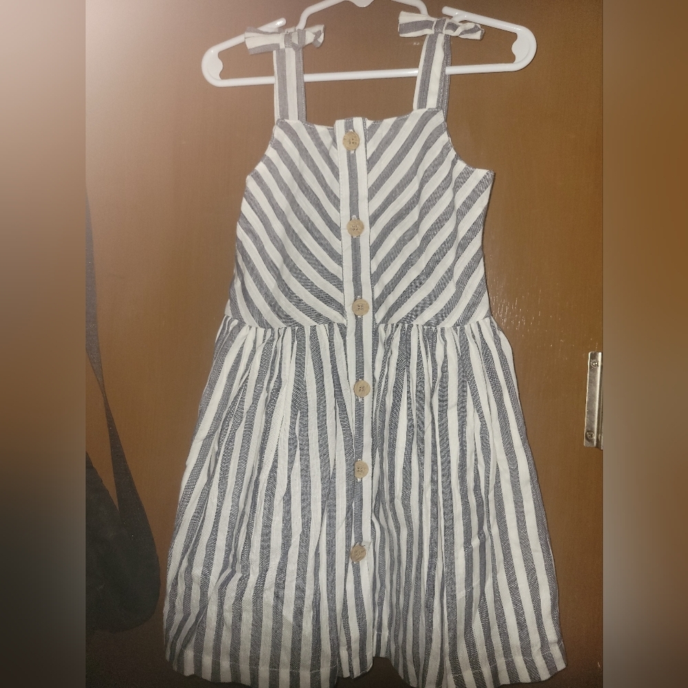 Toddler Girl strip dress.